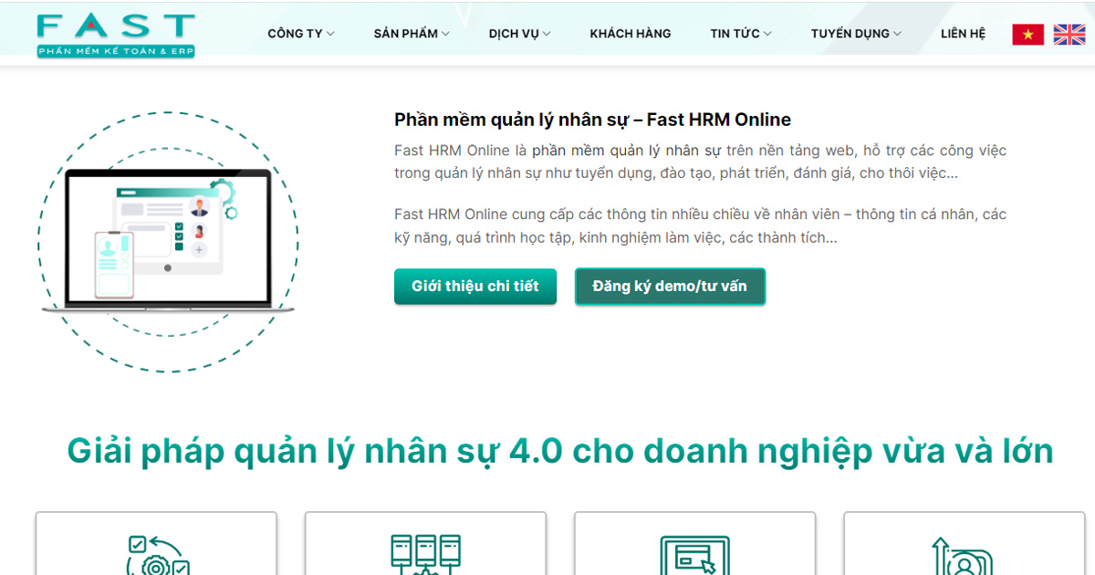 Fast là một phần mềm quản lý nhân sự được phát triển bởi công ty Fast Business