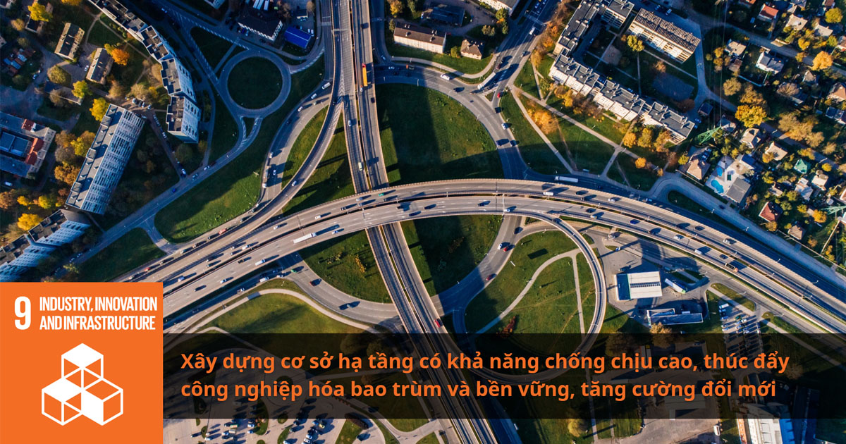 Mục tiêu 9: Công nghiệp, sáng tạo và phát triển hạ tầng - Industry, innovation and infrastructure